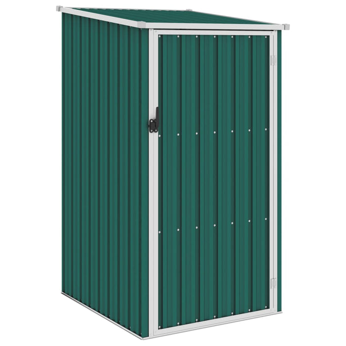 vidaXL Garden Shed Green 87x98x159 cm Galvanised Steel