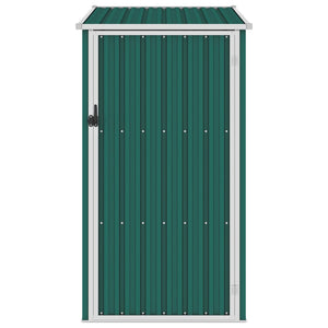 vidaXL Garden Shed Green 87x98x159 cm Galvanised Steel