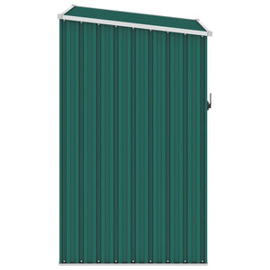 vidaXL Garden Shed Green 87x98x159 cm Galvanised Steel