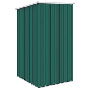 vidaXL Garden Shed Green 87x98x159 cm Galvanised Steel