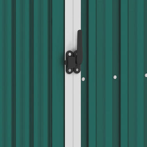 vidaXL Garden Shed Green 87x98x159 cm Galvanised Steel