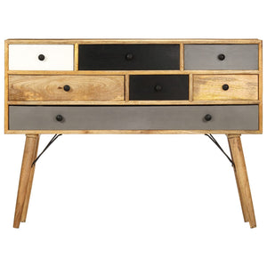 vidaXL Sideboard 110x30x82 cm Solid Mango Wood