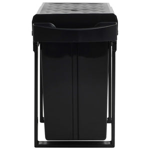 vidaXL Kitchen Cupboard Pull-out Dustbin Soft-Close 36 L