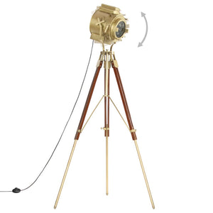 vidaXL Tripod Floor Lamp Solid Mango Wood 193 cm