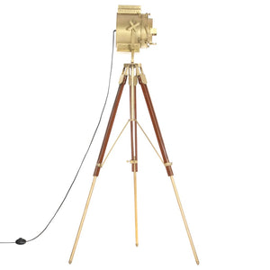 vidaXL Tripod Floor Lamp Solid Mango Wood 193 cm