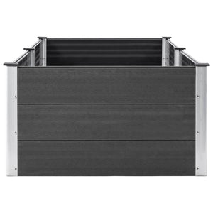 vidaXL Garden Raised Bed 250x100x54 cm WPC Grey