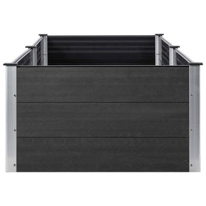 vidaXL Garden Raised Bed 300x100x54 cm WPC Grey