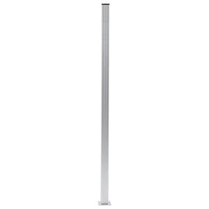 vidaXL Fence Posts 3 pcs Aluminium 185 cm