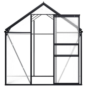 vidaXL Greenhouse Anthracite Aluminium 3.61 m²