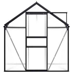 vidaXL Greenhouse Anthracite Aluminium 3.61 m²