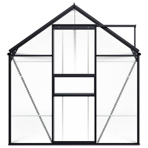 vidaXL Greenhouse Anthracite Aluminium 9.31 m²