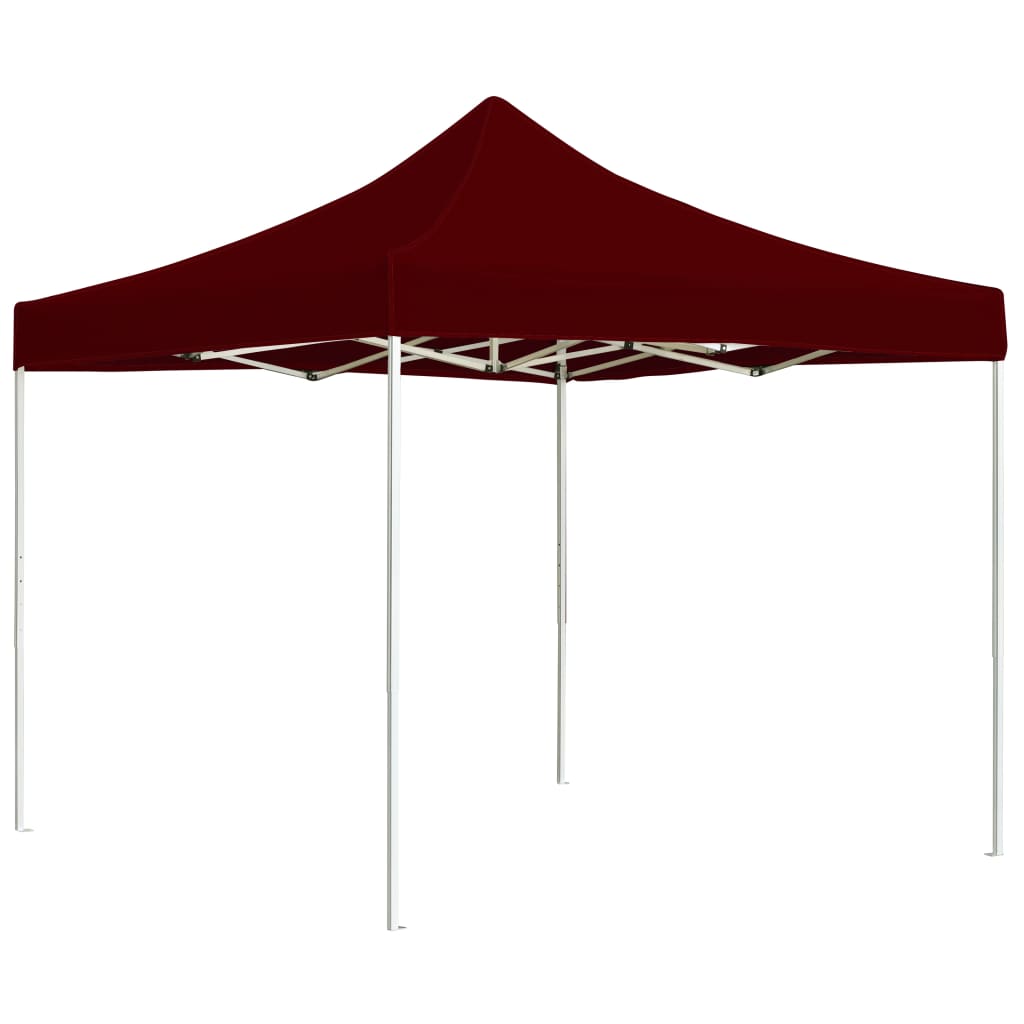 vidaXL Professional Folding Party Tent Aluminium 2x2 m Bordeaux