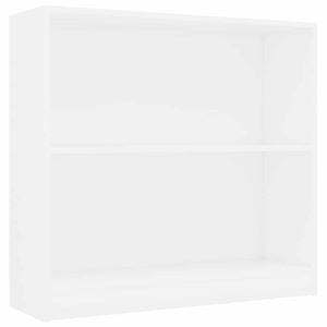 vidaXL Bookshelf White 80x24x75 cm Engineered Wood