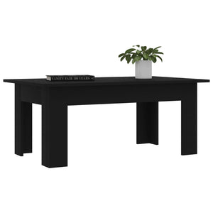 vidaXL Coffee Table Black 100x60x42 cm Engineered Wood