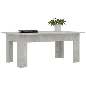 vidaXL Coffee Table Concrete Grey 100x60x42 cm Engineered Wood