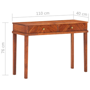 vidaXL Console Cabinet 110x40x76 cm Solid Acacia Wood