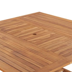 vidaXL Garden Table 150x150x76 cm Solid Teak Wood