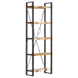 vidaXL 5-Tier Bookcase 60x30x180 cm Solid Reclaimed Wood