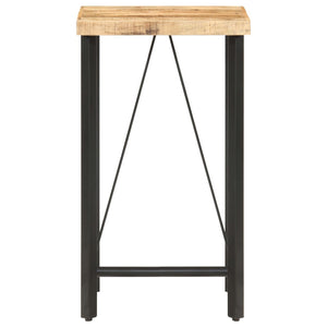 vidaXL Bar Table 60x60x107 cm Rough Mango Wood