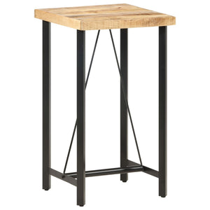 vidaXL Bar Table 60x60x107 cm Rough Mango Wood