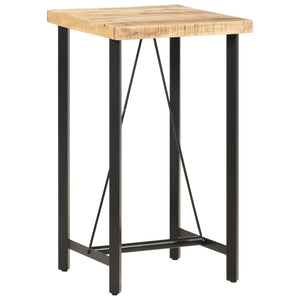 vidaXL Bar Table 60x60x107 cm Rough Mango Wood