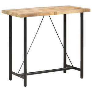 vidaXL Bar Table 120x58x107 cm Rough Mango Wood