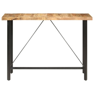 vidaXL Bar Table 150x70x107 cm Rough Mango Wood