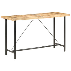 vidaXL Bar Table 180x70x107 cm Rough Mango Wood