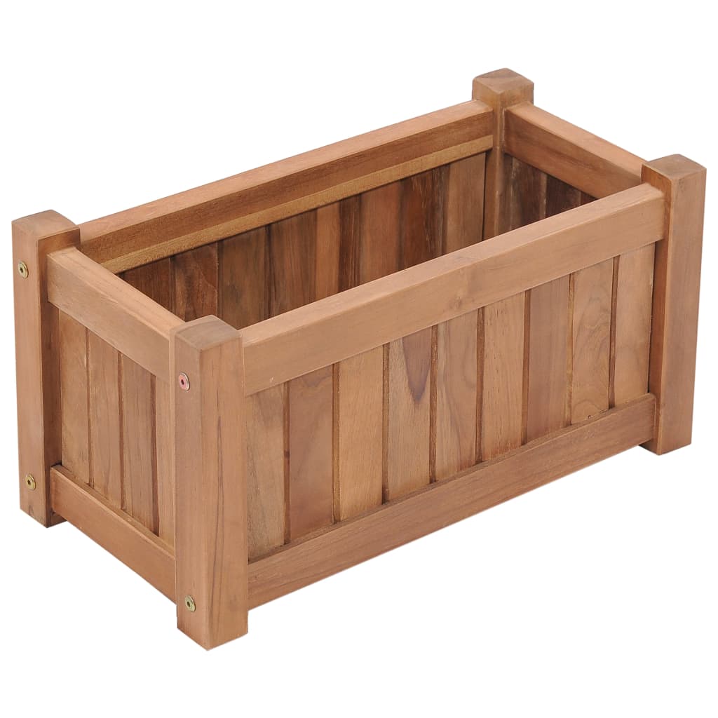 vidaXL Raised Bed 50x25x25 cm Solid Teak Wood