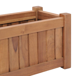 vidaXL Raised Bed 50x25x25 cm Solid Teak Wood