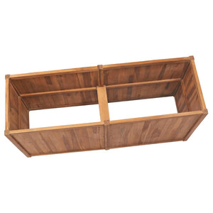 vidaXL Garden Raised Bed 150x50x70 cm Solid Teak Wood