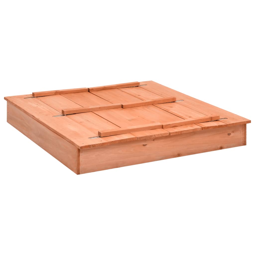 vidaXL Sandbox Firwood 95x90x15 cm