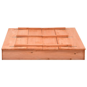 vidaXL Sandbox Firwood 95x90x15 cm