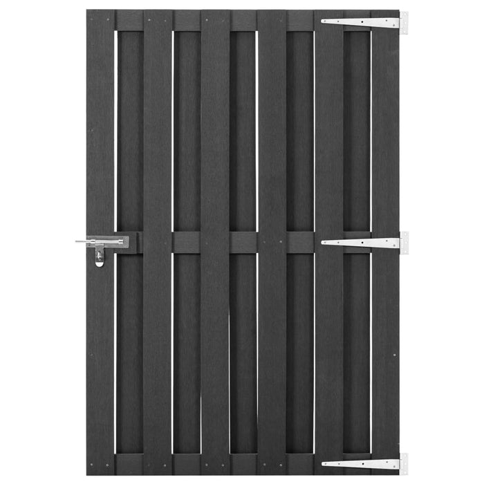 vidaXL Garden Gate WPC 100x150 cm Grey