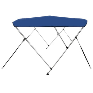 vidaXL 3 Bow Bimini Top Blue 183x160x137 cm