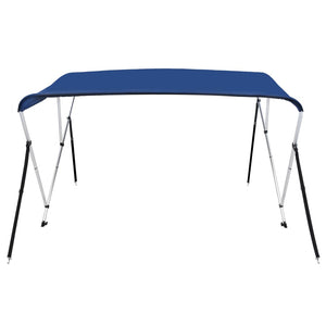 vidaXL 3 Bow Bimini Top Blue 183x160x137 cm