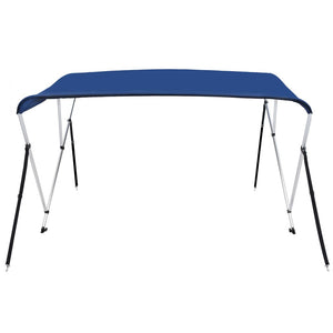 vidaXL 3 Bow Bimini Top Blue 183x196x137 cm