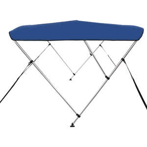 vidaXL 3 Bow Bimini Top Blue 183x196x137 cm