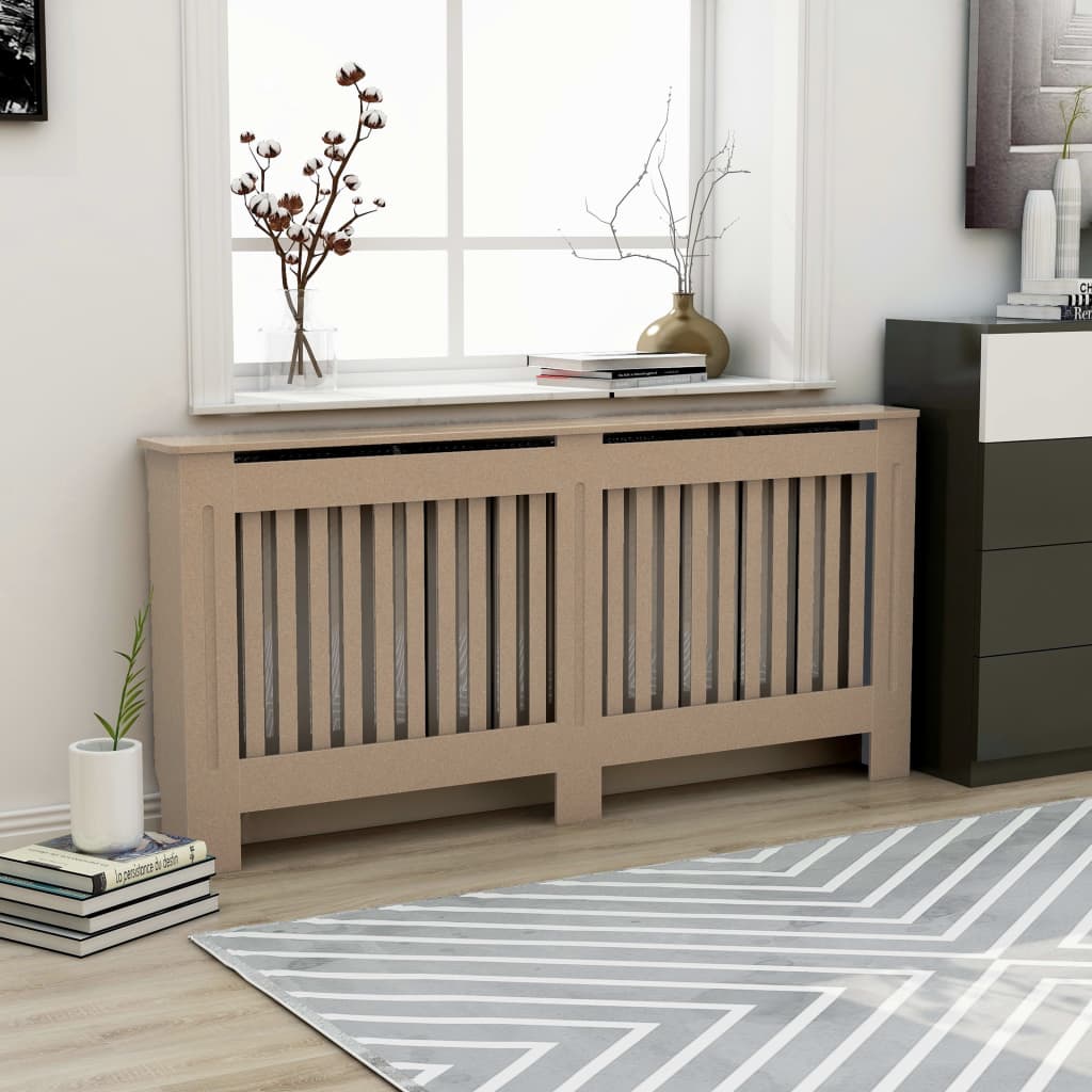 vidaXL Radiator Cover 172x19x81 cm MDF