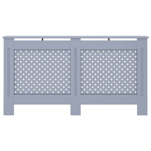 vidaXL Radiator Cover Anthracite 152x19x81.5 cm MDF