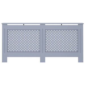 vidaXL Radiator Cover Anthracite 172x19x81.5 cm MDF