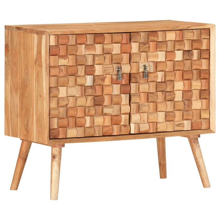 vidaXL Sideboard 75x35x65 cm Solid Acacia Wood