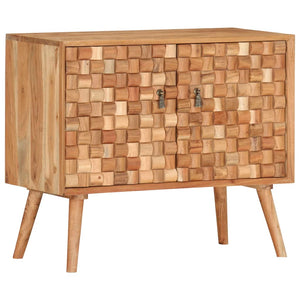 vidaXL Sideboard 75x35x65 cm Solid Acacia Wood