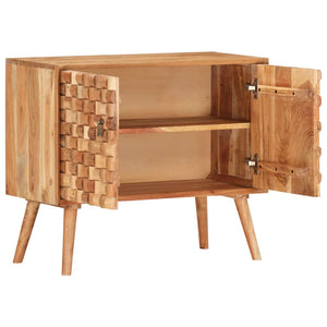 vidaXL Sideboard 75x35x65 cm Solid Acacia Wood