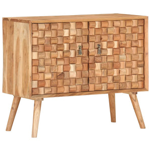 vidaXL Sideboard 75x35x65 cm Solid Acacia Wood