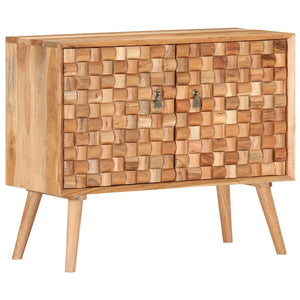 vidaXL Sideboard 75x35x65 cm Solid Acacia Wood