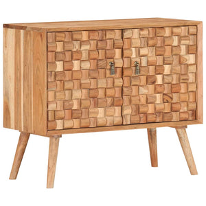 vidaXL Sideboard 75x35x65 cm Solid Acacia Wood