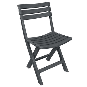 vidaXL 3 Piece Folding Bistro Set Plastic Anthracite