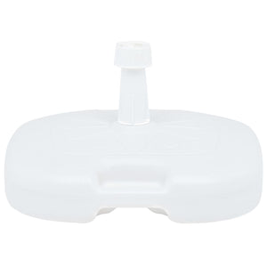 vidaXL Umbrella Base Sand/Water Filled 16 L White Plastic