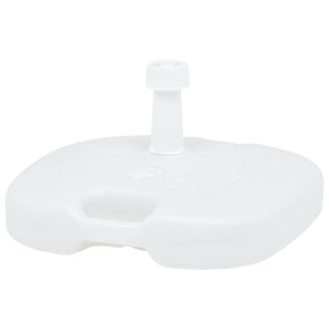 vidaXL Umbrella Base Sand/Water Filled 16 L White Plastic